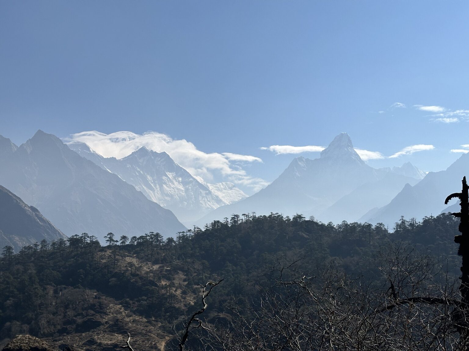 Day 3: a lovely hike above Namche to the Khunde ridge