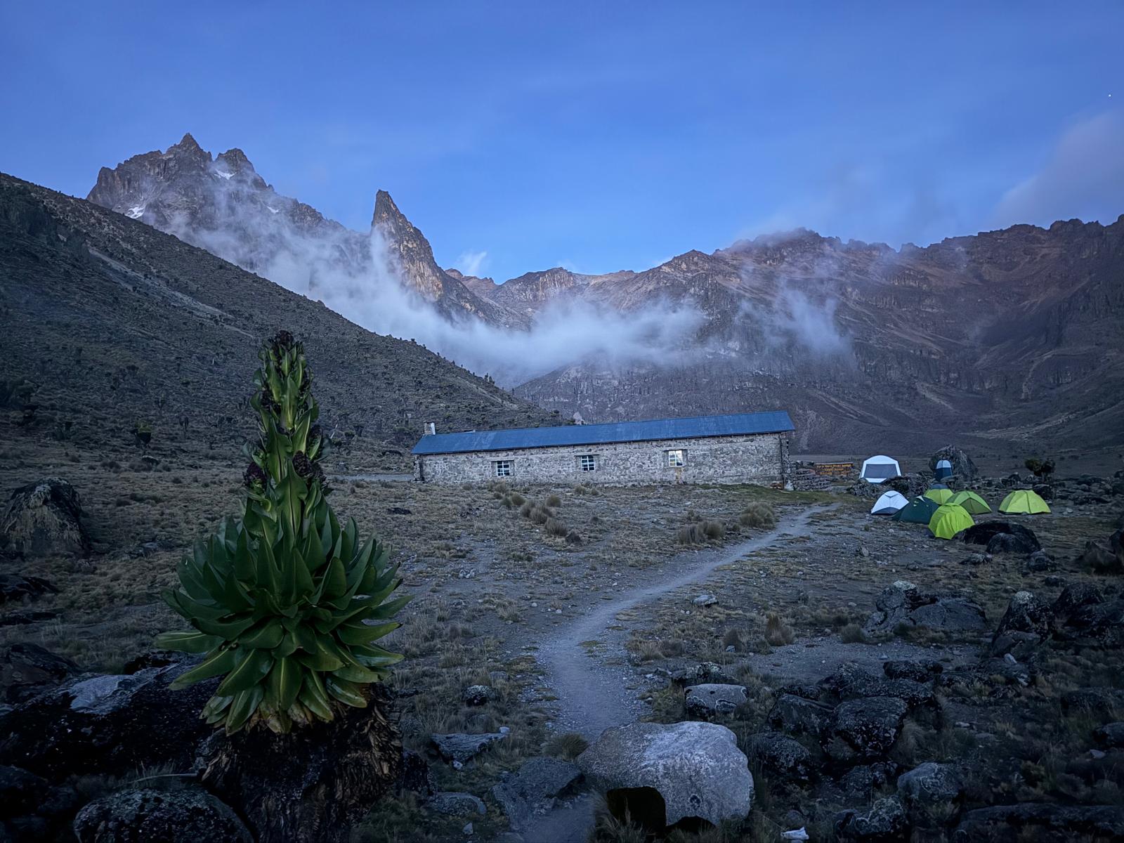 Days 9 and 10 (Mt Kenya days 1 + 2)